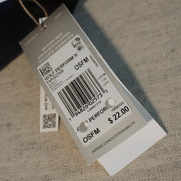 Adidas Golf Navy Performance Hat with White Embroidered Logo Men’s OSFM - Picture 11 of 12